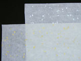 Unsized Xuan Paper w Golden/Silver Flakes 26x53