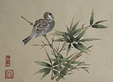 Bamboo and Sparrow: Gongbi Painting Class with Victoria 08/13