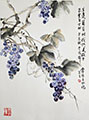 Grapevines with Fruits 13.5x18